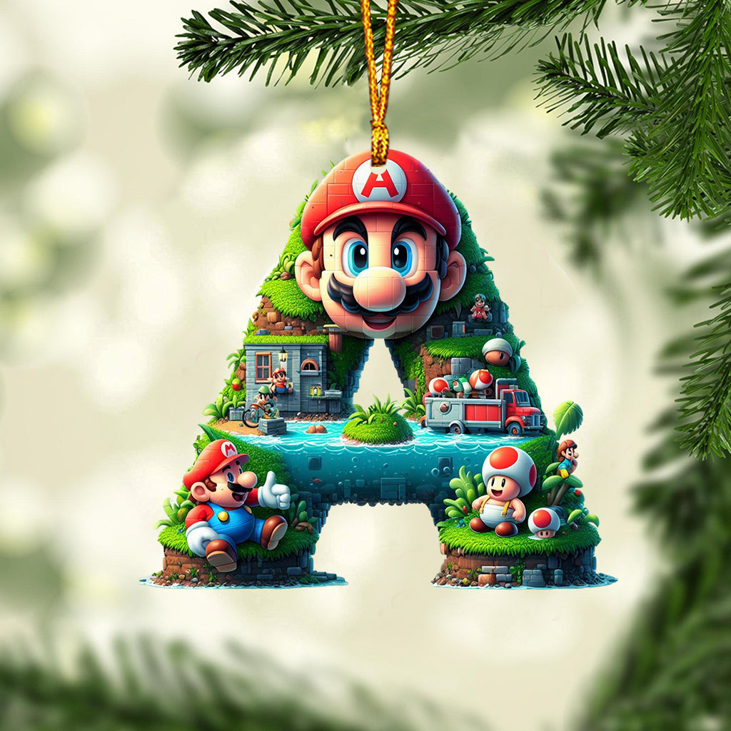 Merry Christmas - Personalized Super Plumber Ornament