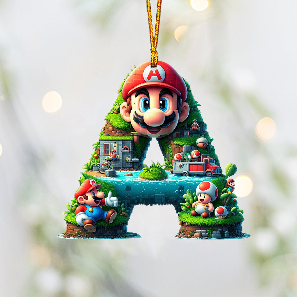 Merry Christmas - Personalized Super Plumber Ornament