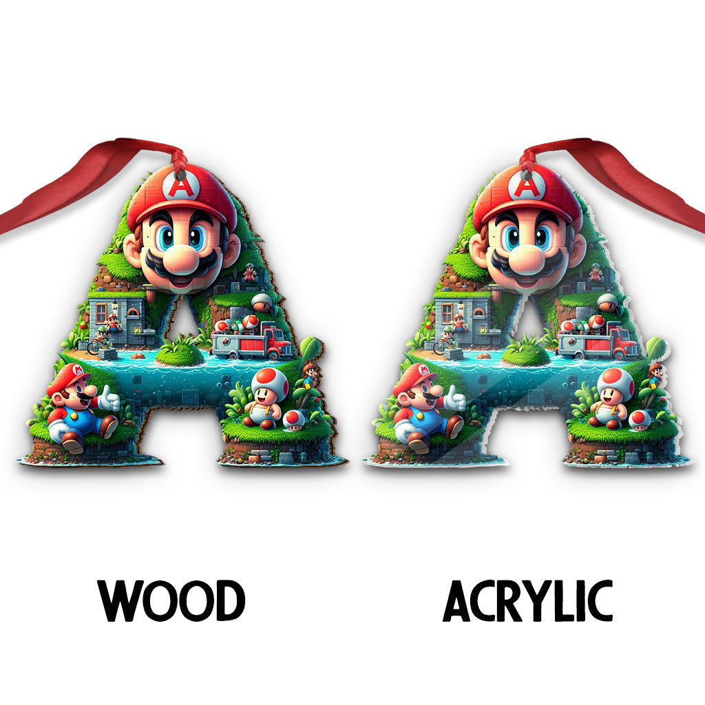 Merry Christmas - Personalized Super Plumber Ornament