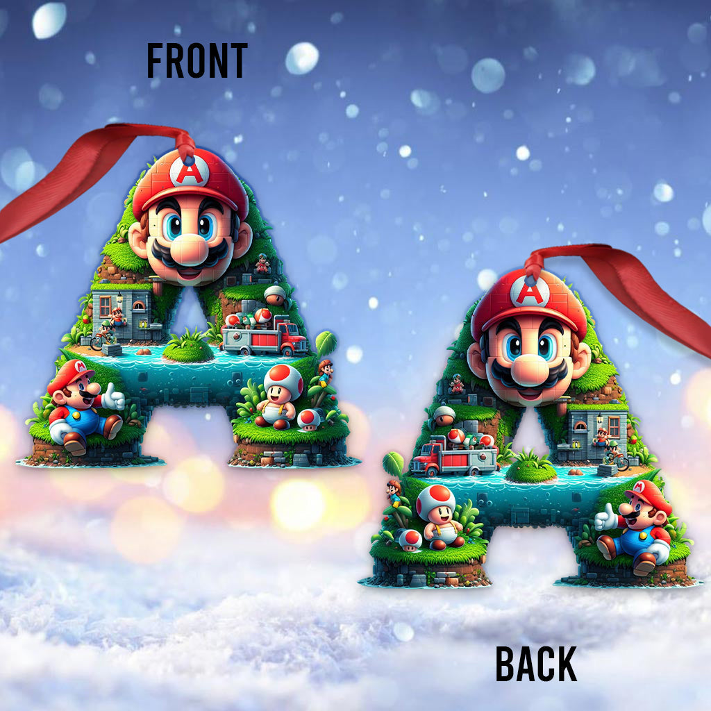 Merry Christmas - Personalized Super Plumber Ornament