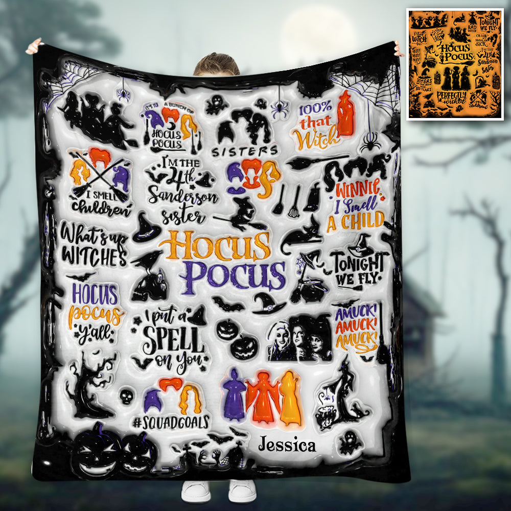 Witch Blanket - Personalized Three Witches Blanket