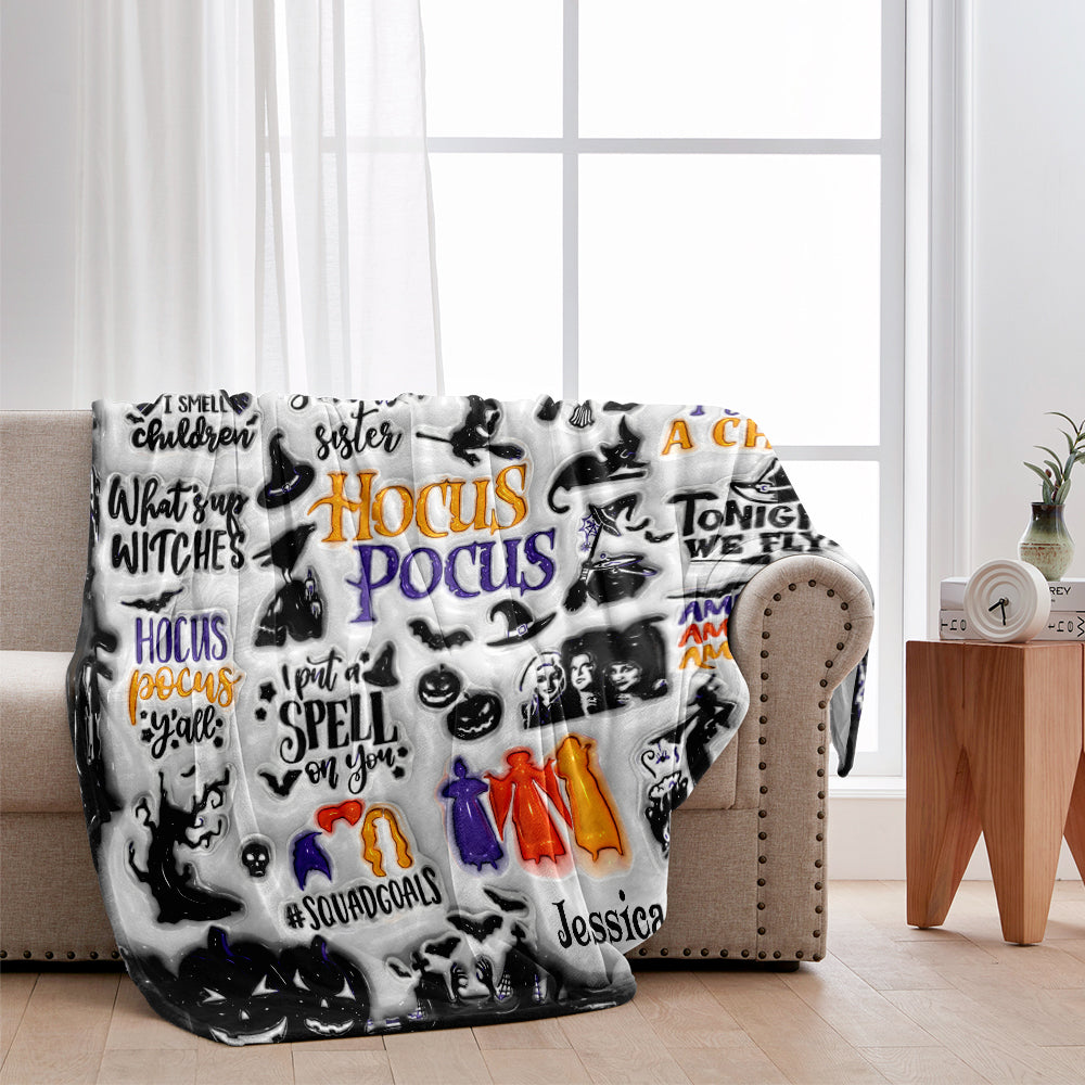 Witch Blanket - Personalized Three Witches Blanket