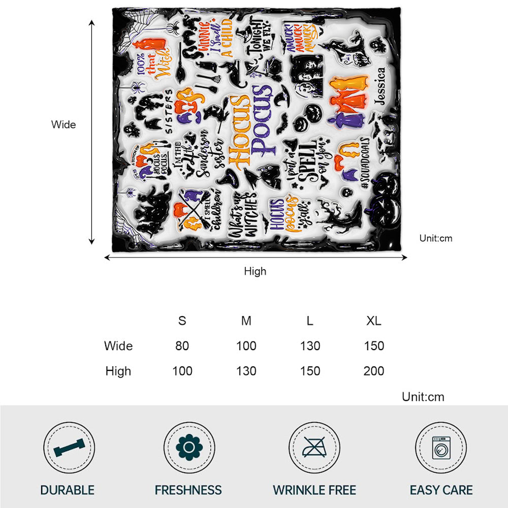 Witch Blanket - Personalized Three Witches Blanket