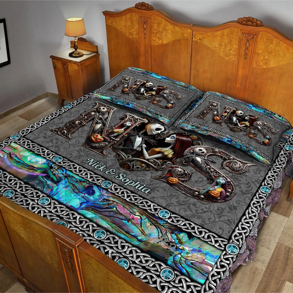 Till Dead Do Us Part - Personalized Nightmare Quilt Set