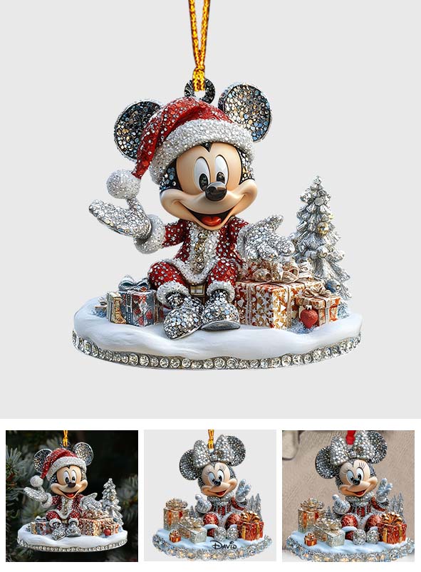 Perfect Holiday - Personalized Mouse Ornament