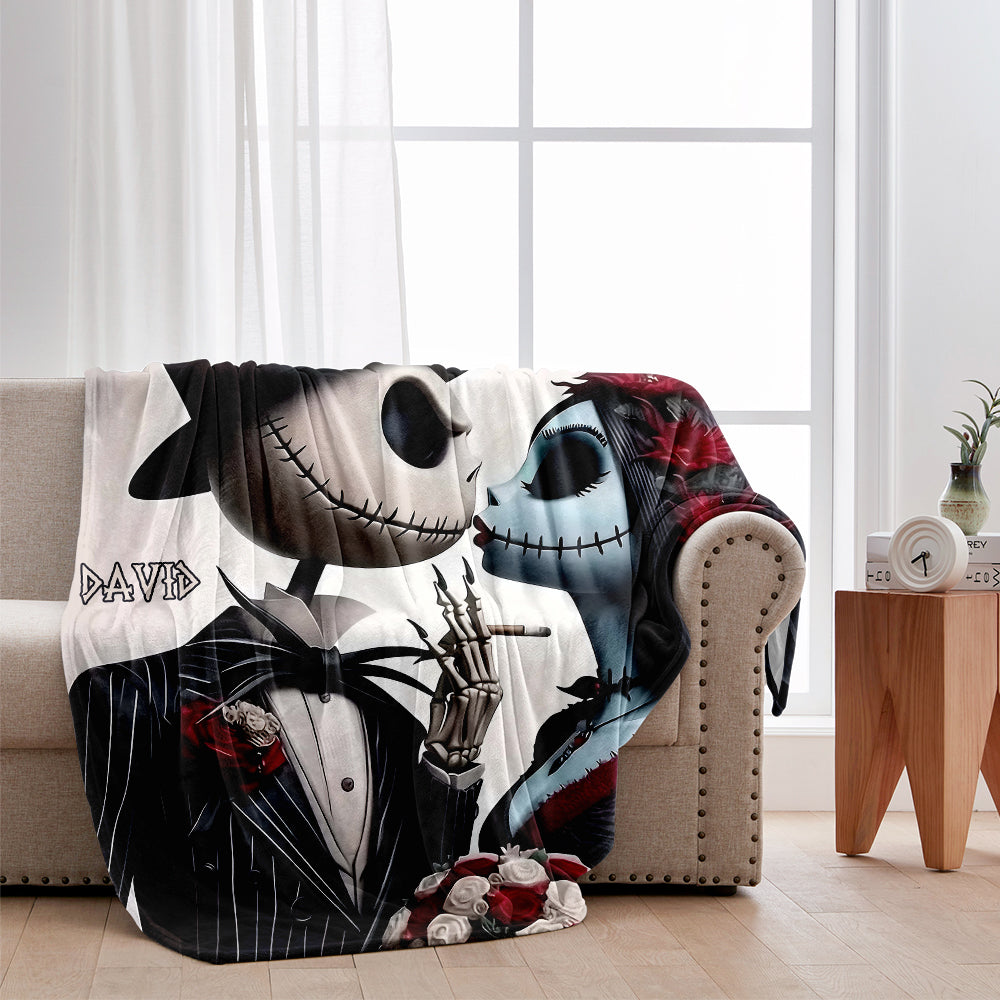 From Our First Kiss Till Our Last Breath - Personalized Nightmare Blanket