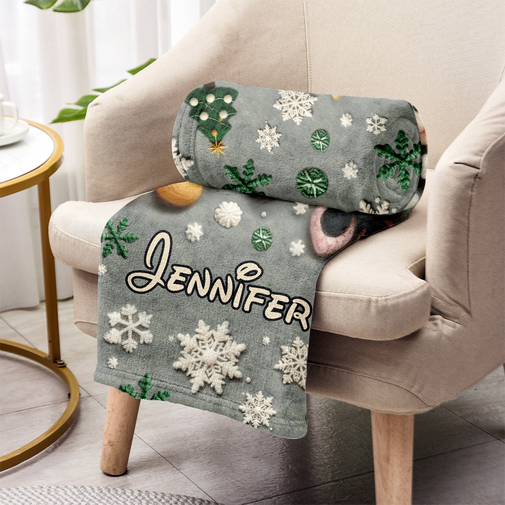 Magical Christmas - Personalized Mouse Blanket