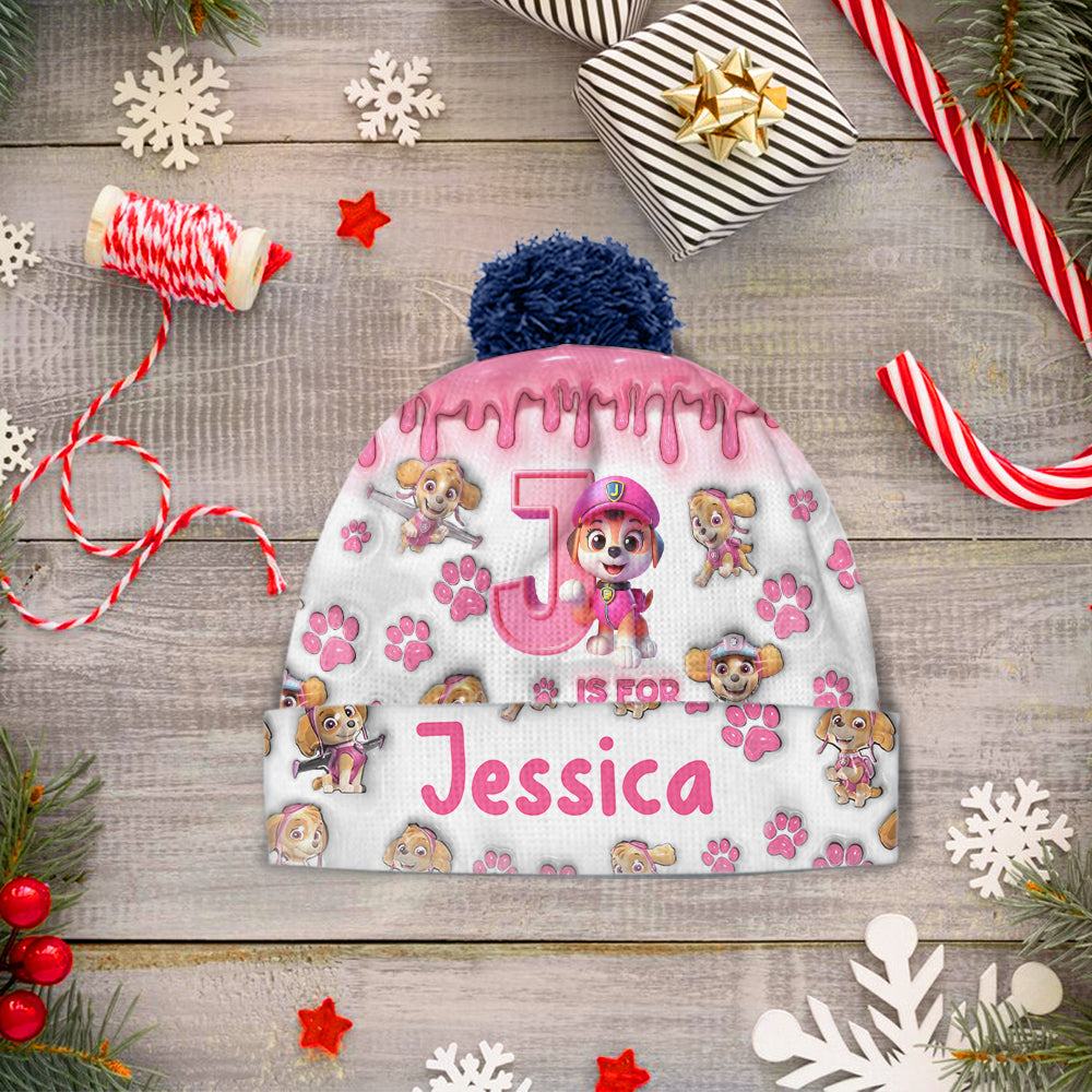 Chase Watching Hat - Personalized Kid Beanie Hat
