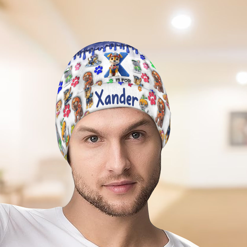 Chase Watching Hat - Personalized Kid Beanie Hat