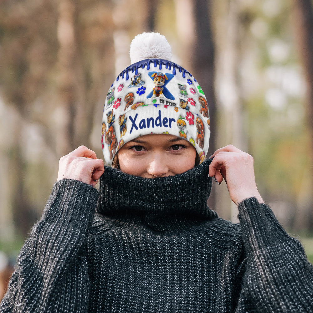 Chase Watching Hat - Personalized Kid Beanie Hat