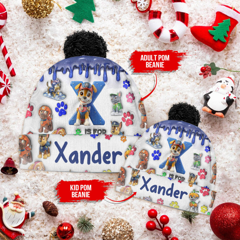 Chase Watching Hat - Personalized Kid Beanie Hat