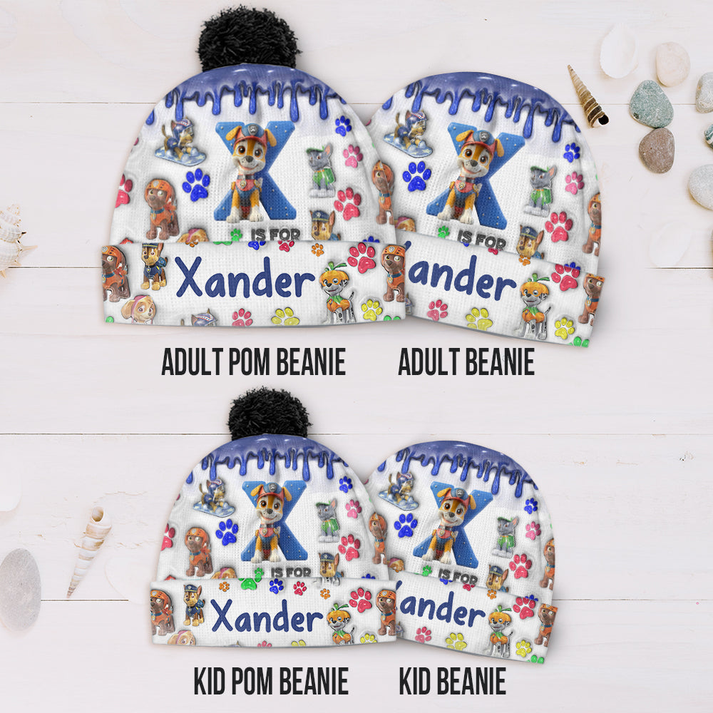 Chase Watching Hat - Personalized Kid Beanie Hat