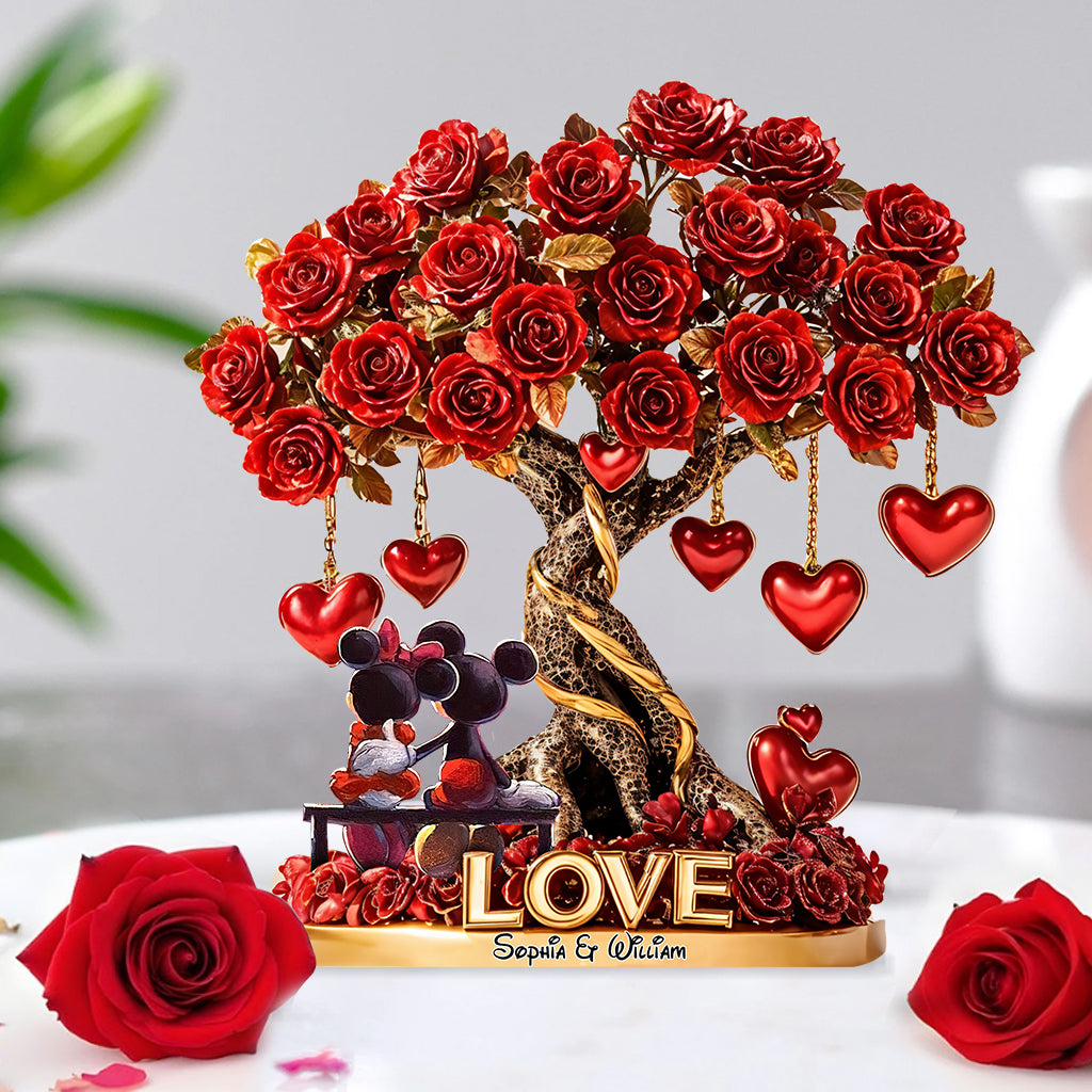 Tree of Love - Personalized Mouse Custom Shaped Acrylic Plaque