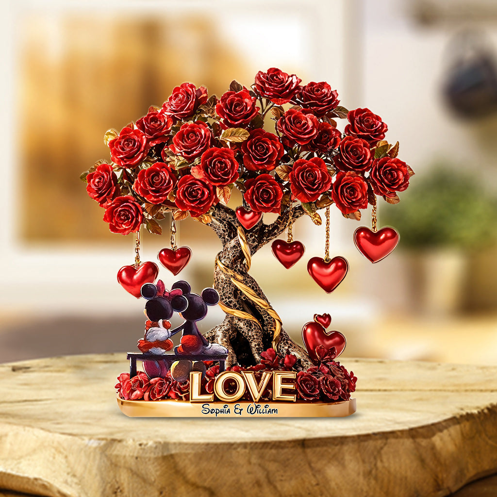 Tree of Love - Personalized Mouse Custom Shaped Acrylic Plaque