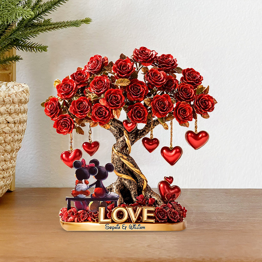 Tree of Love - Personalized Mouse Custom Shaped Acrylic Plaque