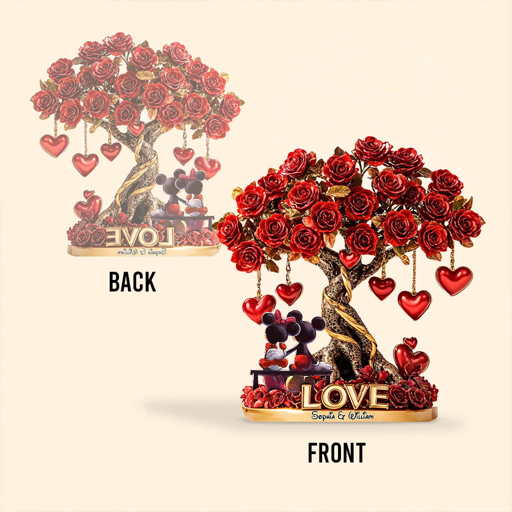 Tree of Love - Personalized Mouse Custom Shaped Acrylic Plaque