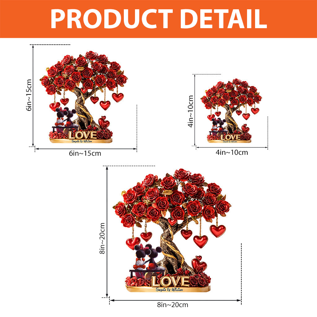 Tree of Love - Personalized Mouse Custom Shaped Acrylic Plaque
