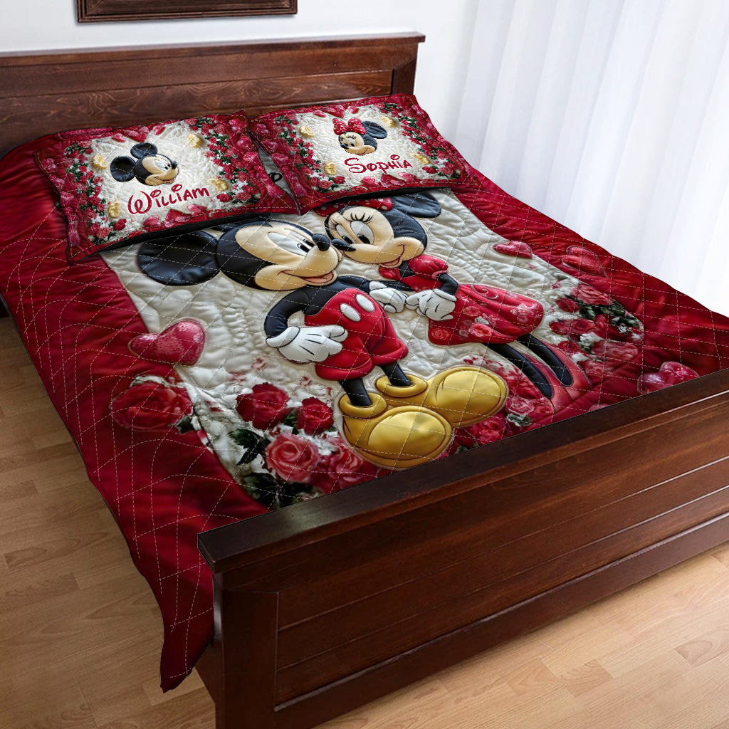 You And Me We Got This - Personalized Mouse Quilt Set