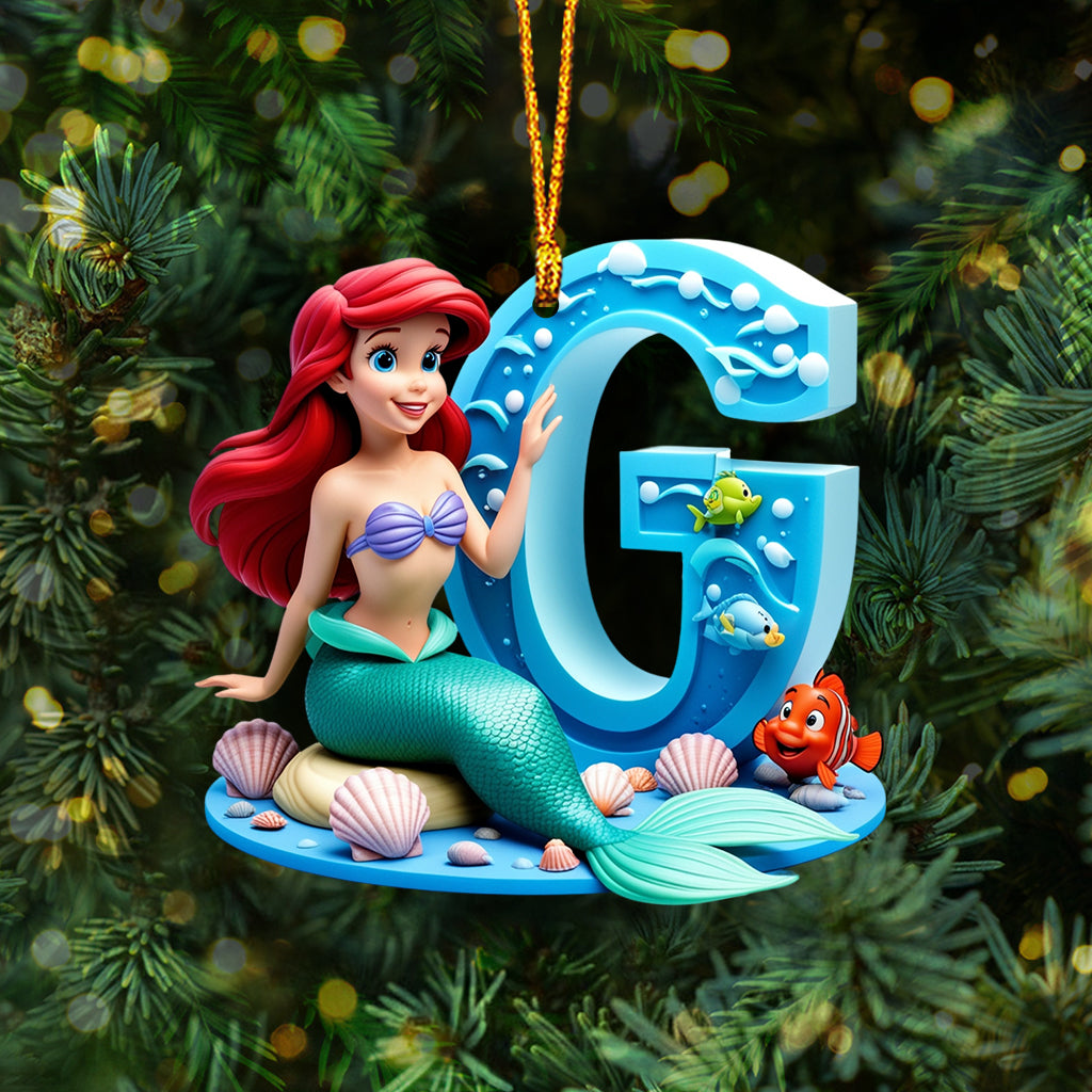 Magic Mermaid - Personalized Mouse Ornament