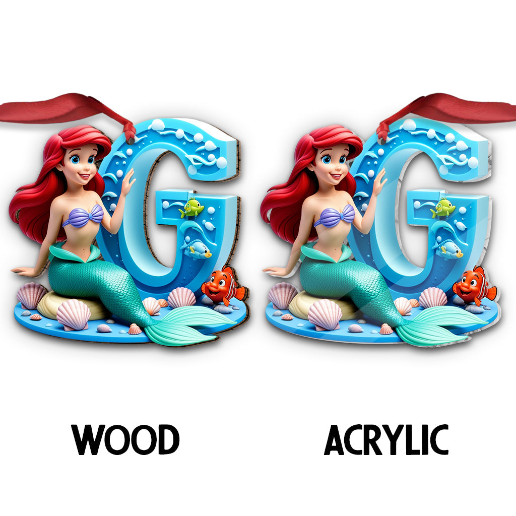 Magic Mermaid - Personalized Mouse Ornament