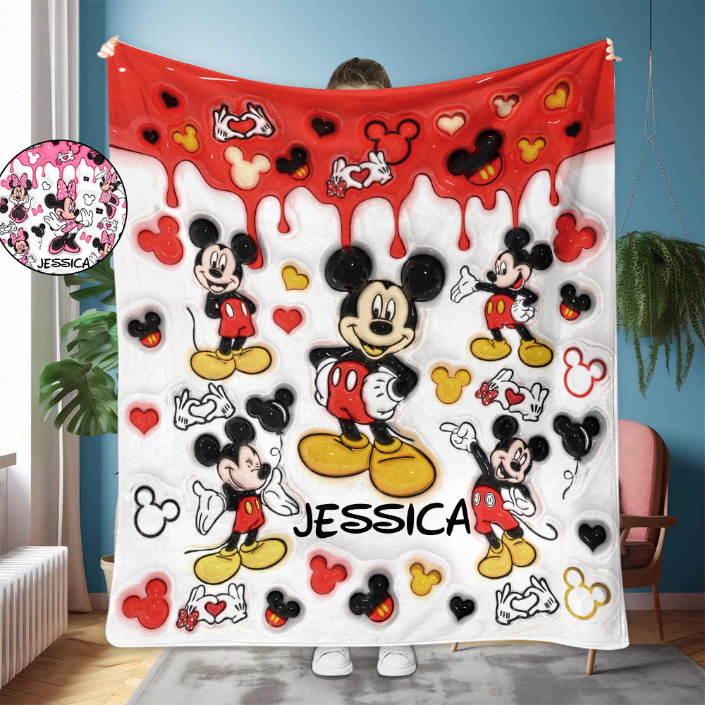 Magic World - Personalized Mouse Blanket