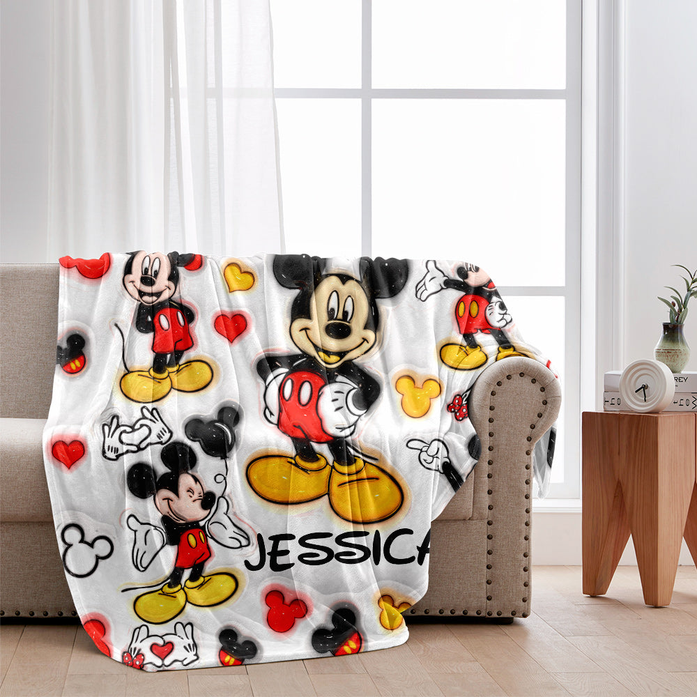 Magic World - Personalized Mouse Blanket