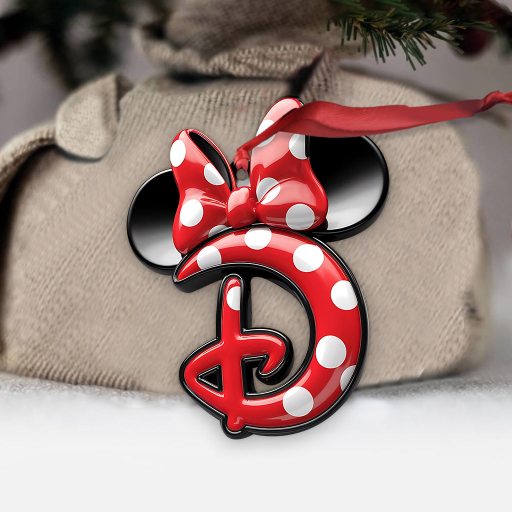 Magical Letter - Personalized Mouse Ornament