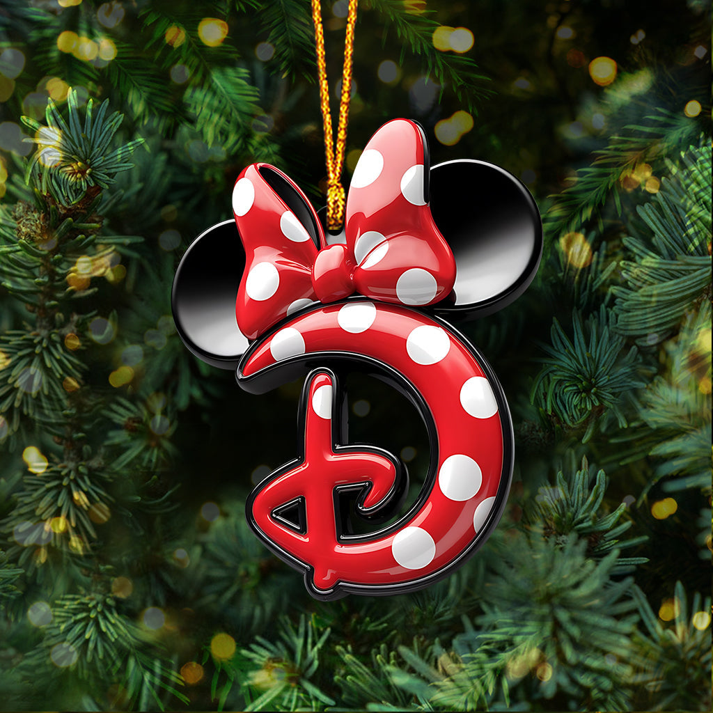 Magical Letter - Personalized Mouse Ornament