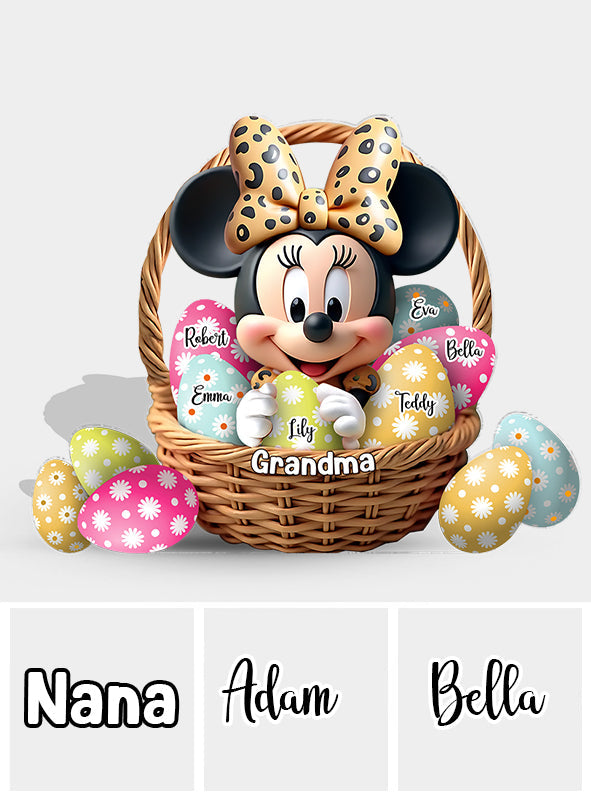 Best Grandma/ Mom Ever - Personalized Mouse Custom Shaped Acrylic Plaque