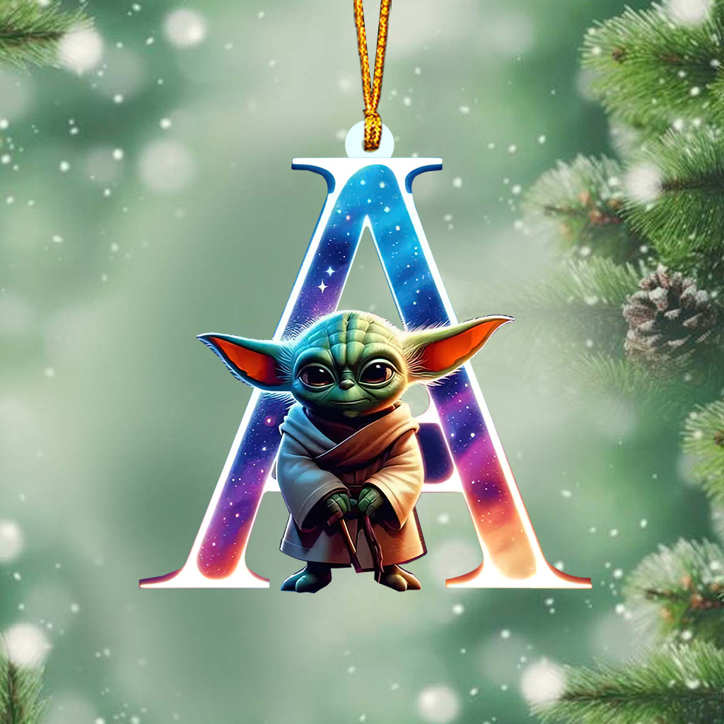 May The Force Be With You Letter - Personalized The Force Ornament