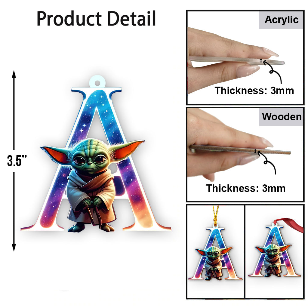 May The Force Be With You Letter - Personalized The Force Ornament
