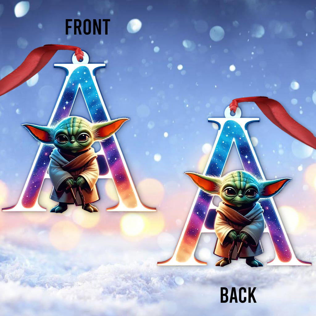 May The Force Be With You Letter - Personalized The Force Ornament