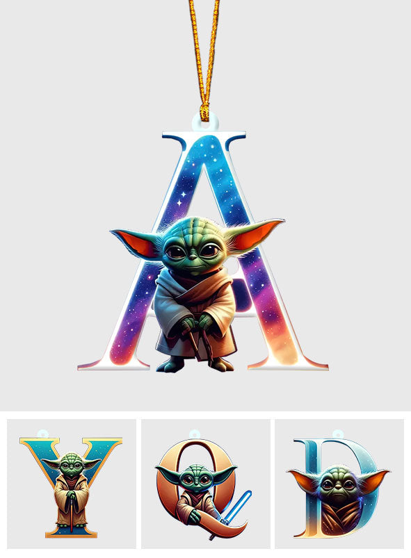 May The Force Be With You Letter - Personalized The Force Ornament