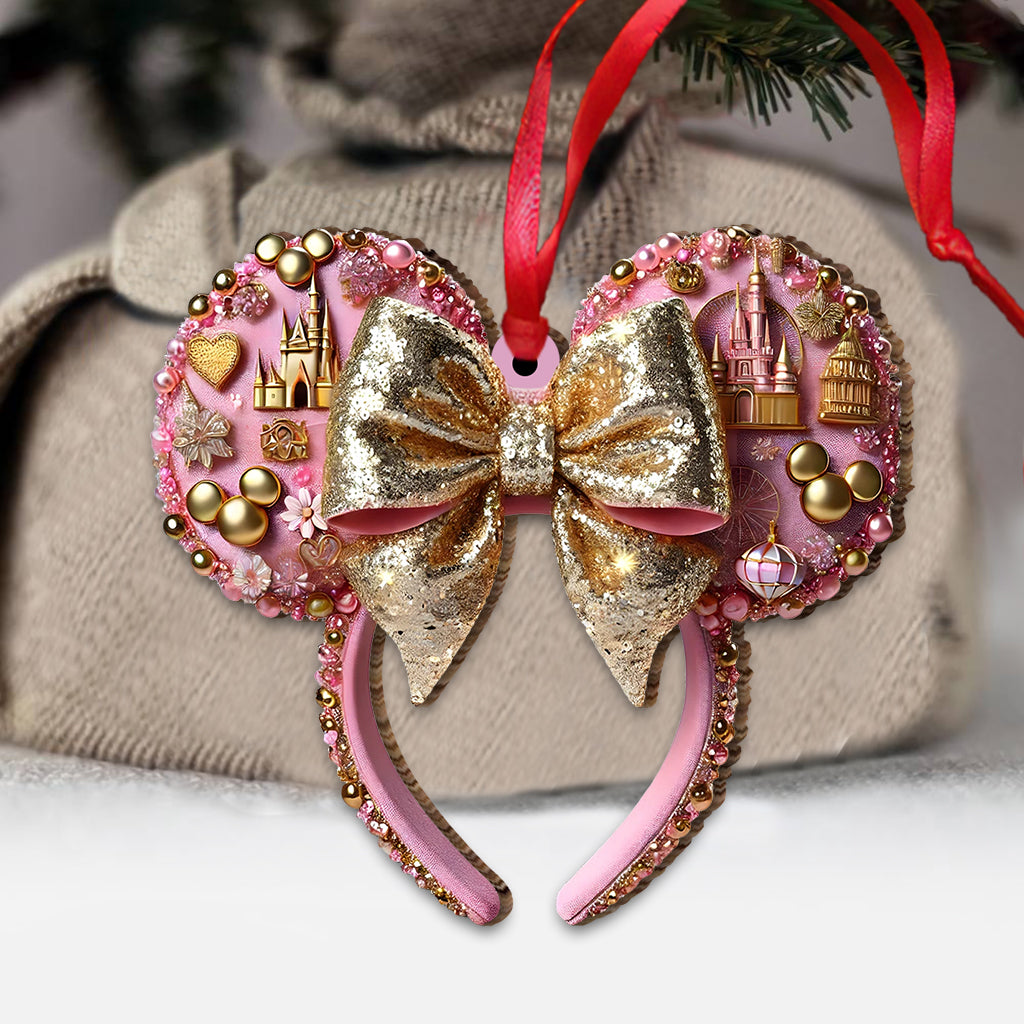 Beautiful Mouse Ears - Personalized Mouse Ornament