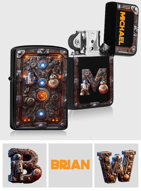 Space War Alphabet Letter - Personalized The Force Lighter