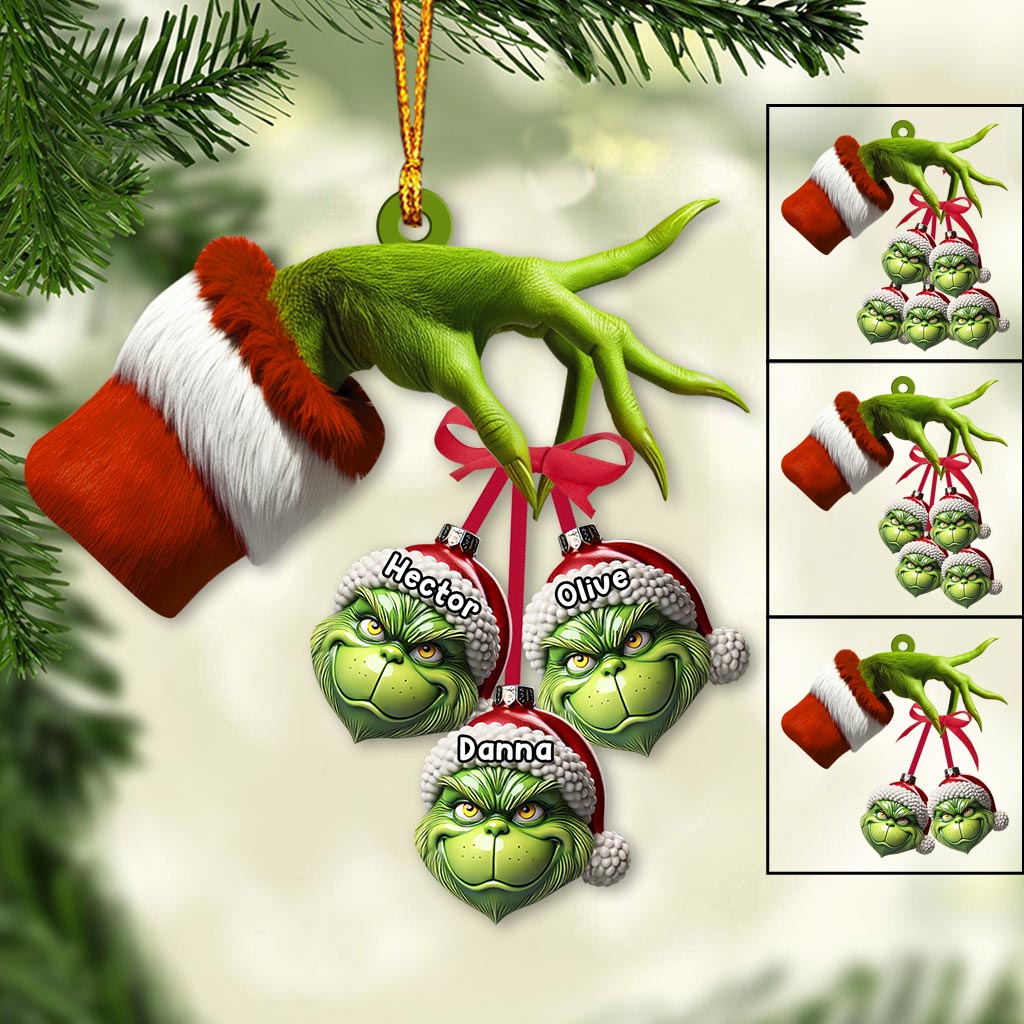Merry Christmas - Personalized Family Ornament