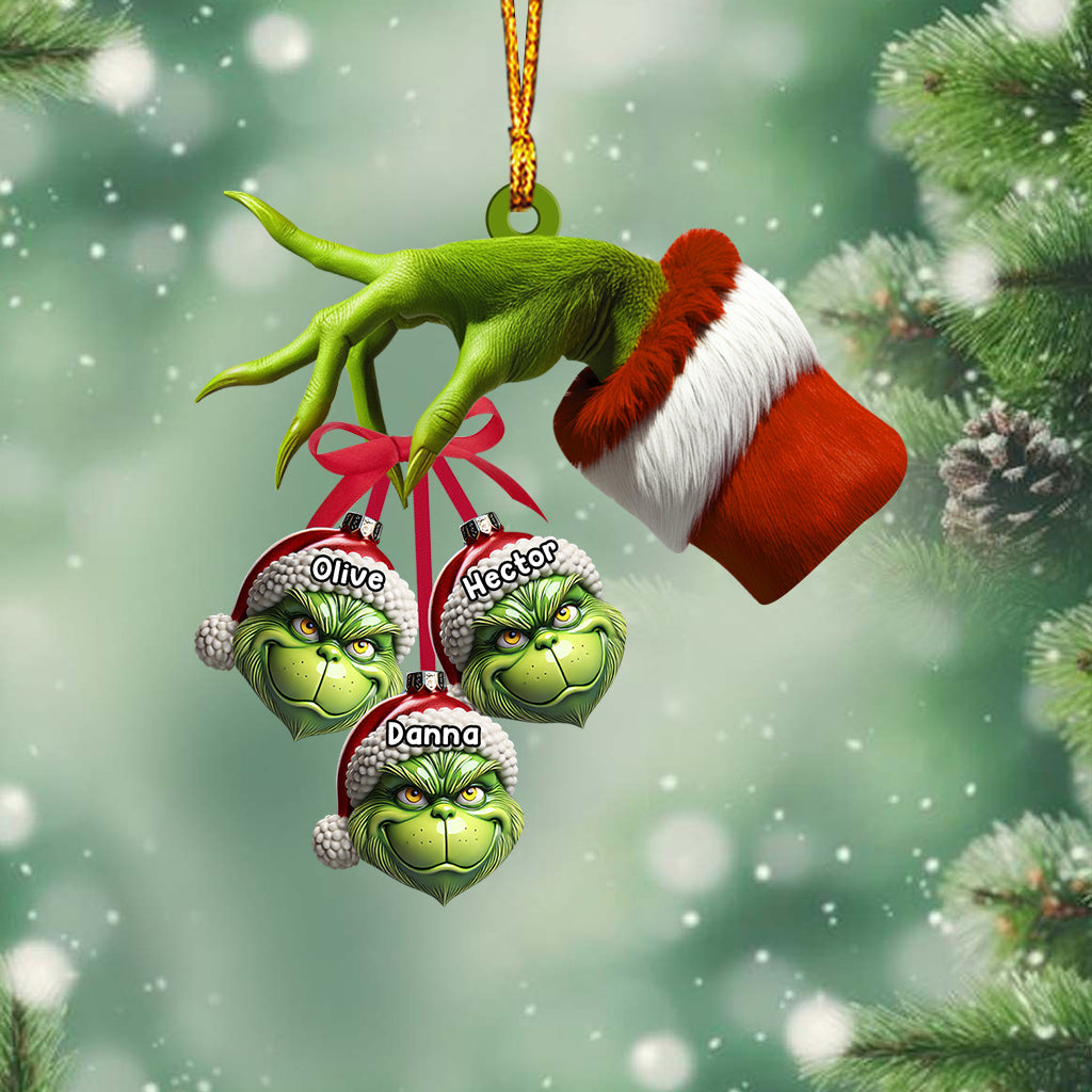Merry Christmas - Personalized Family Ornament