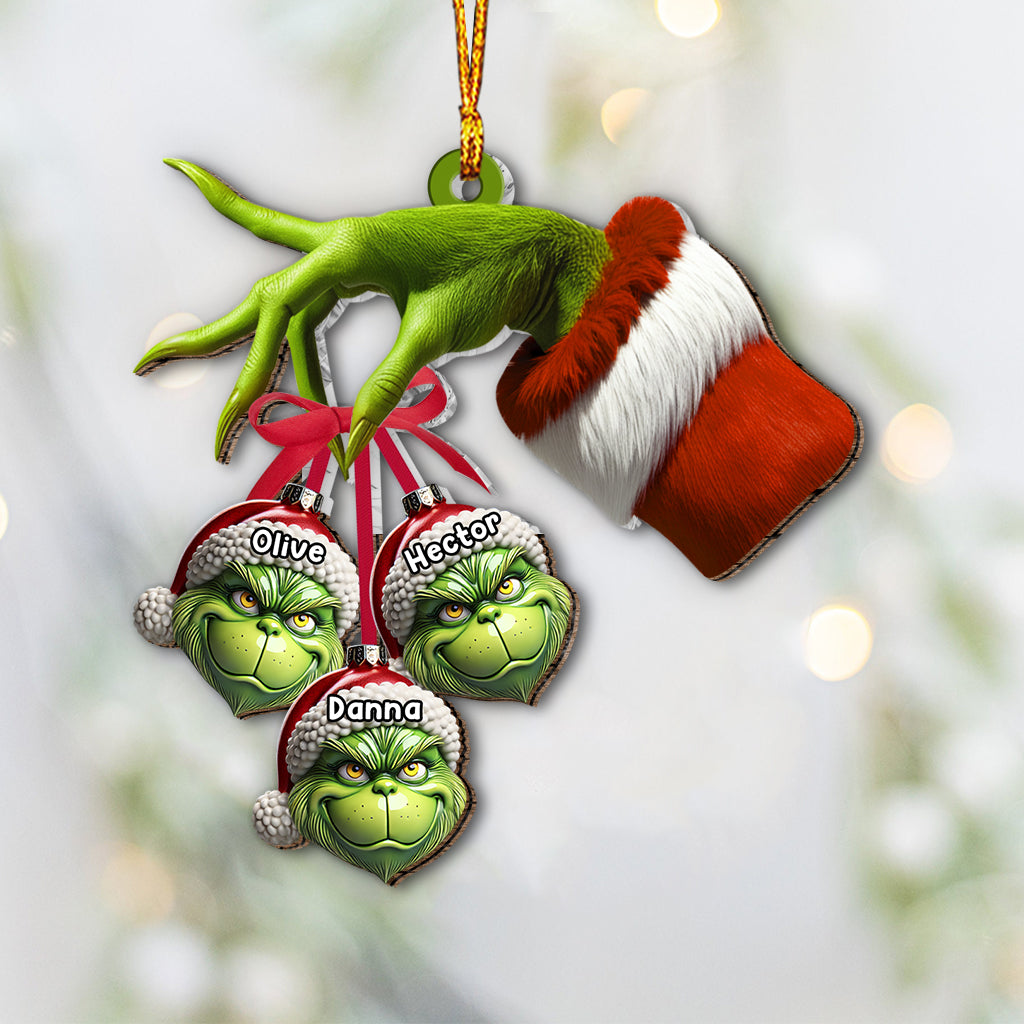 Merry Christmas - Personalized Family Ornament