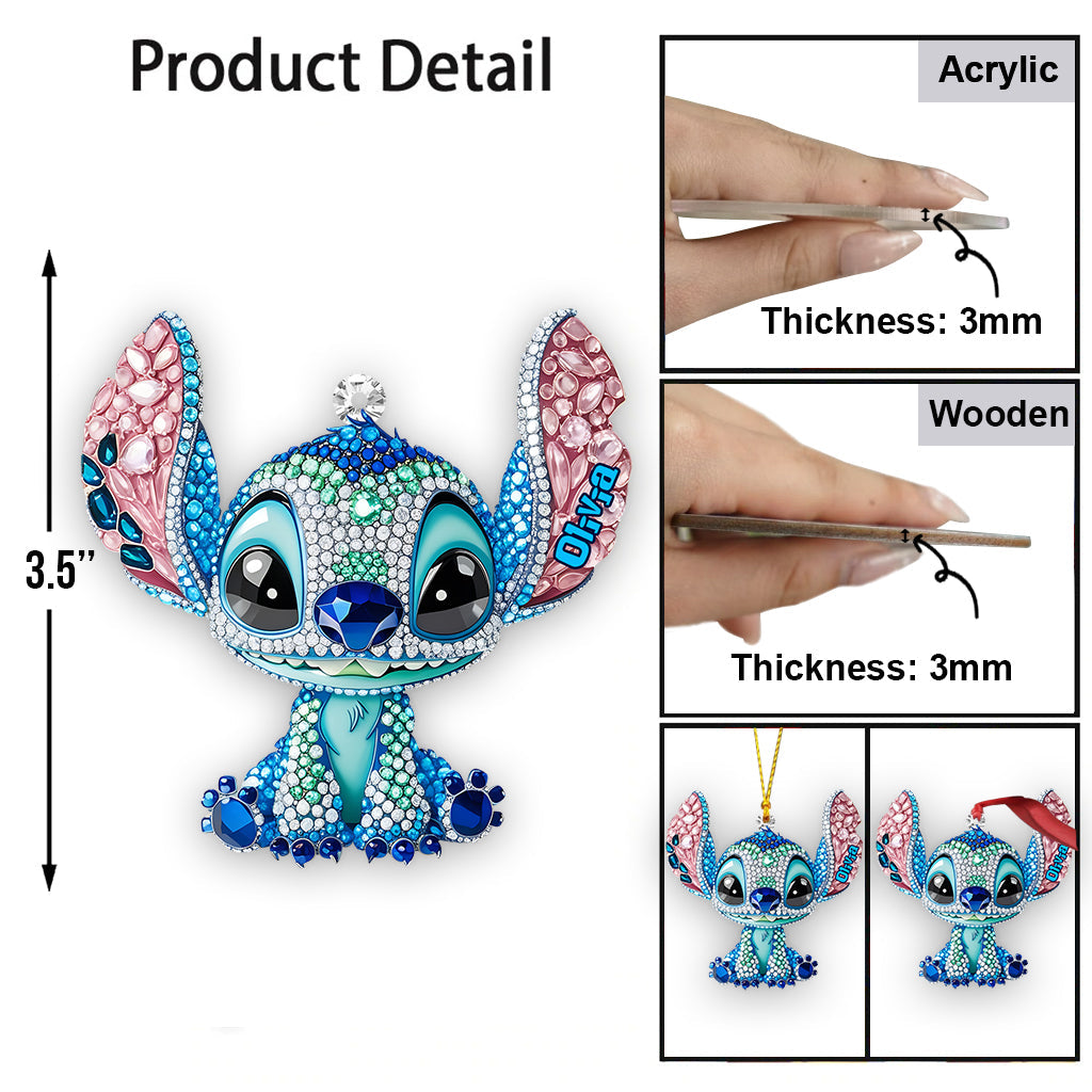 Ohana Means Family - Personalized Ohana Ornament