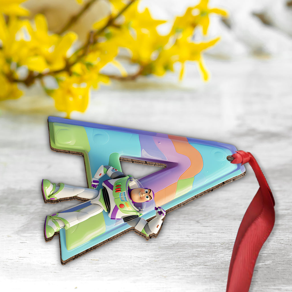 Cute Toy Letter - Personalized Kid Ornament