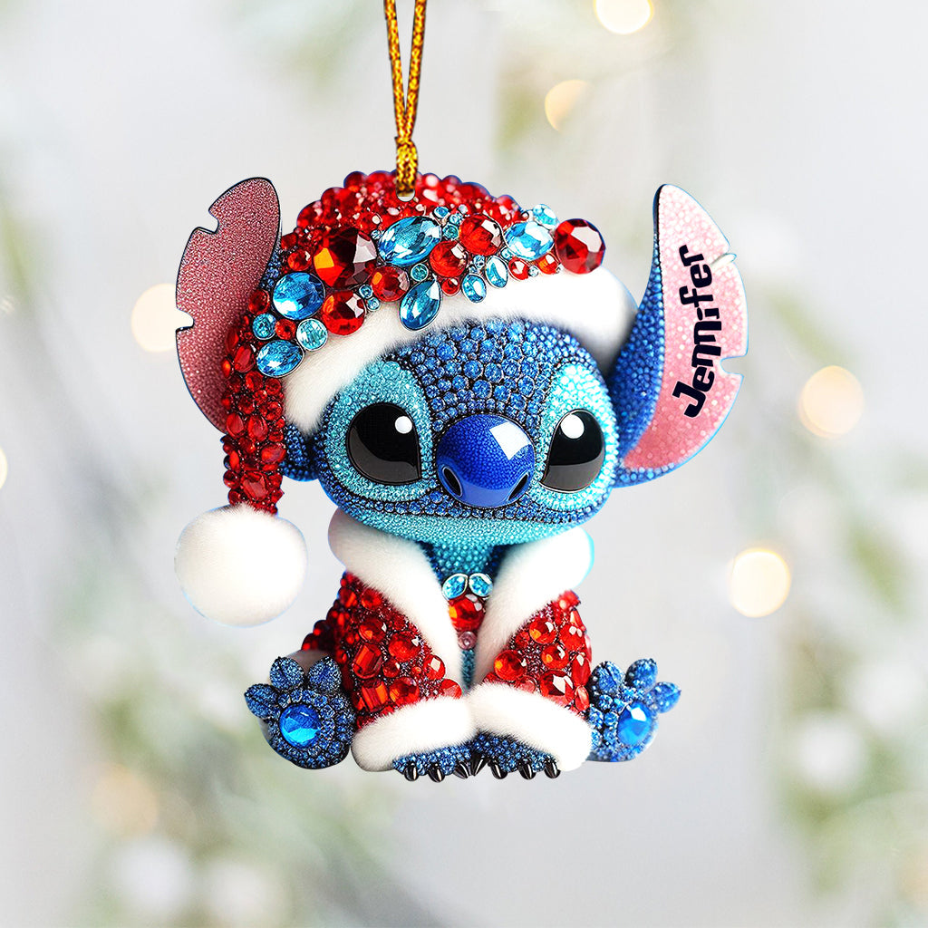 Merry Stitchmas - Personalized Ohana Ornament