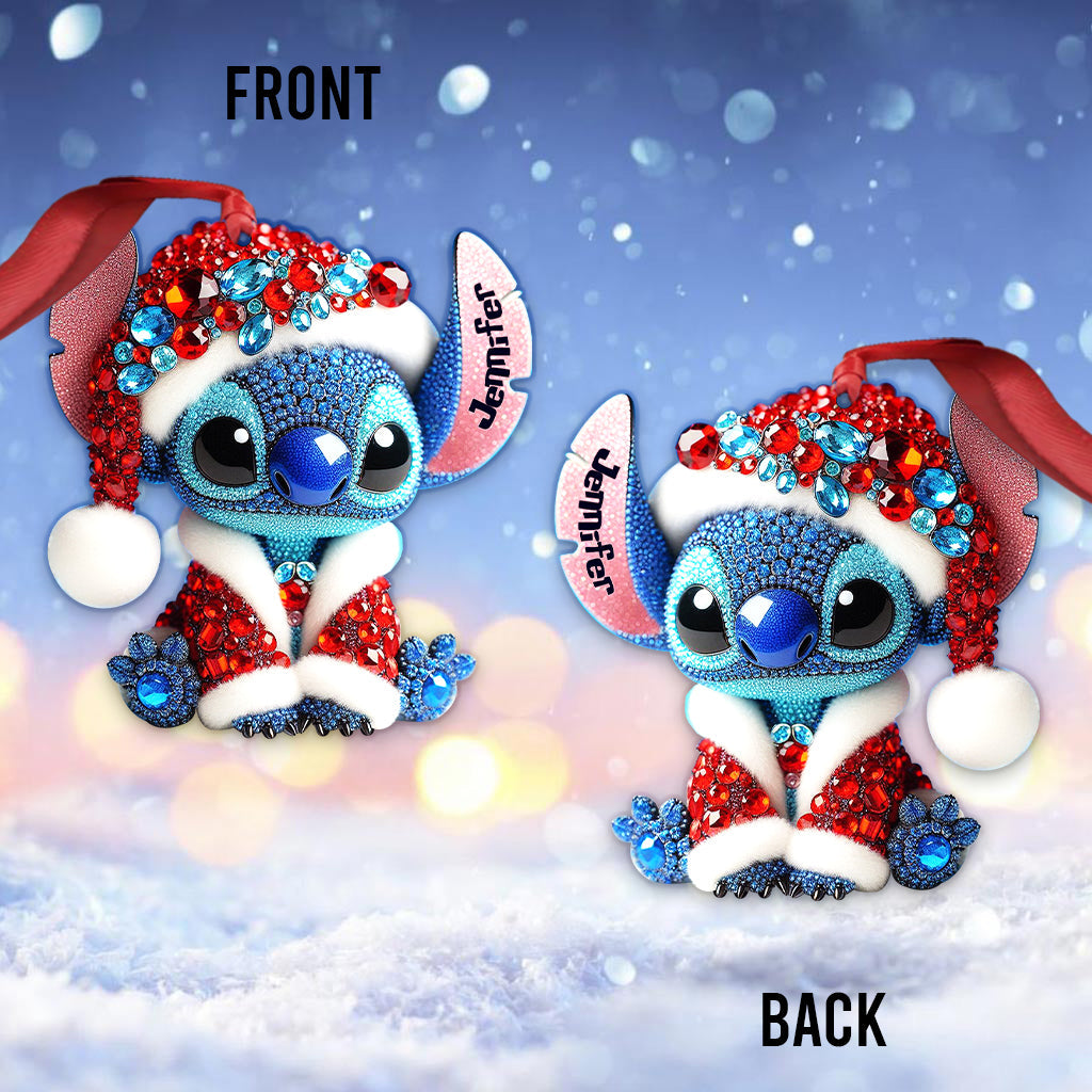 Merry Stitchmas - Personalized Ohana Ornament
