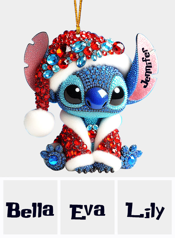 Merry Stitchmas - Personalized Ohana Ornament