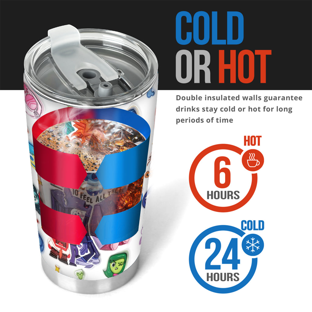 It's Okay To Feel All The Feels - Personalized Tumbler
