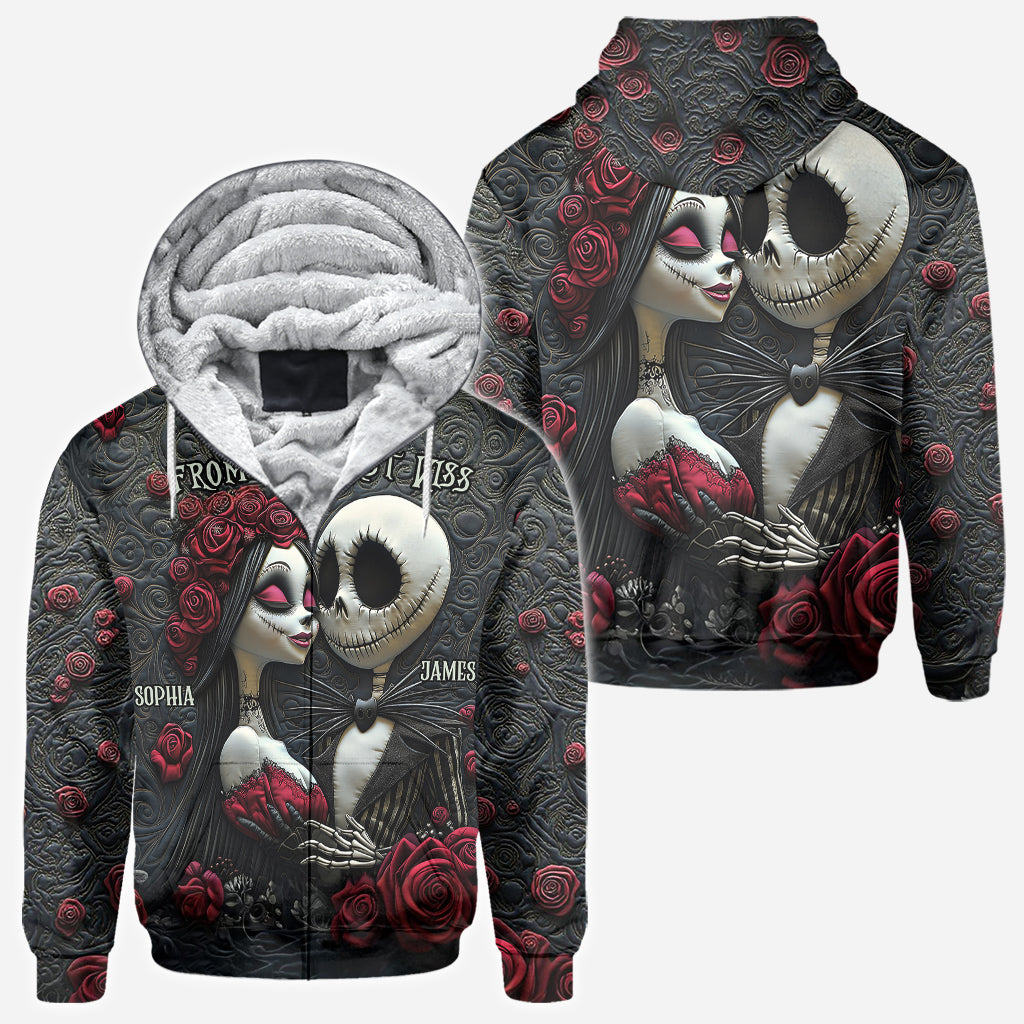 From Our First Kiss Till Our Last Breath - Personalized Nightmare All Over Shirt