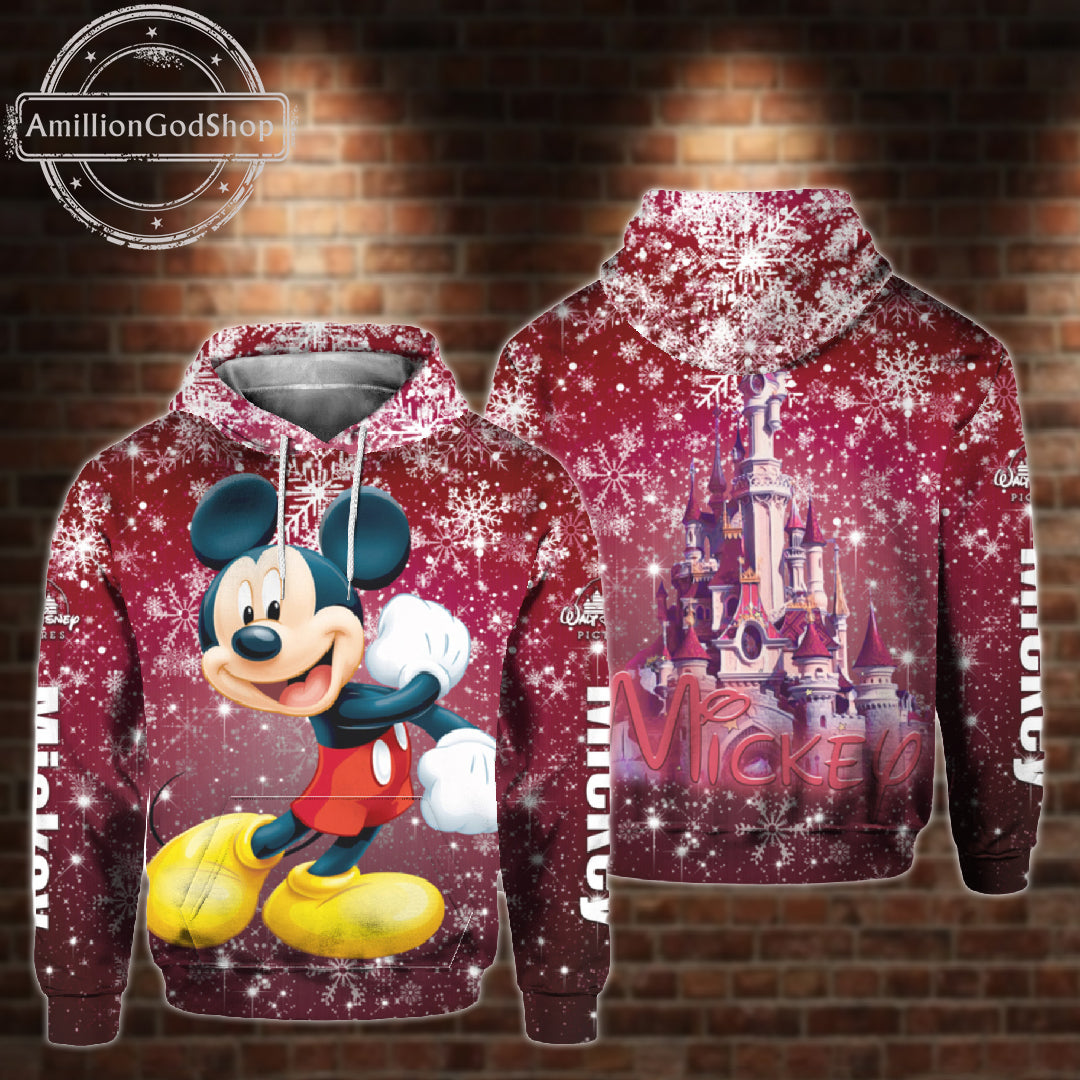 Merry Christmas Mouse All Over Shirt 0823
