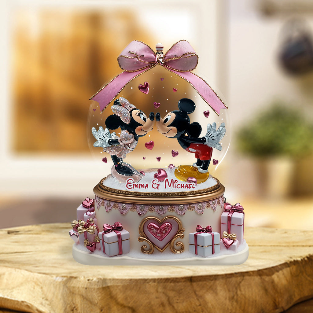 Together Forever, Valentine Couple Gift - Personalized Mouse Custom Shaped Acrylic Plaque