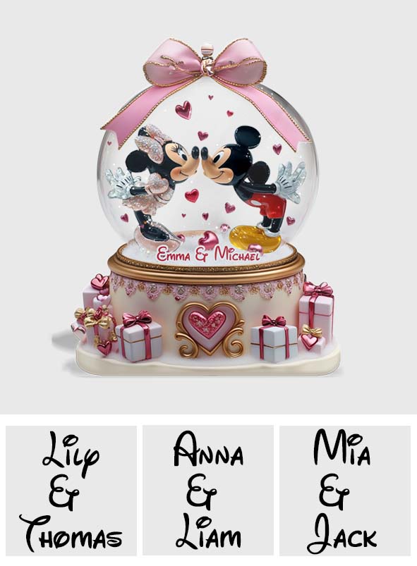Together Forever, Valentine Couple Gift - Personalized Mouse Custom Shaped Acrylic Plaque