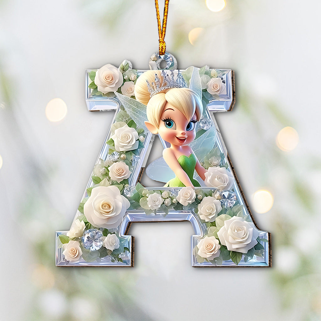 Lovely Tinker Letter - Personalized Mouse Ornament