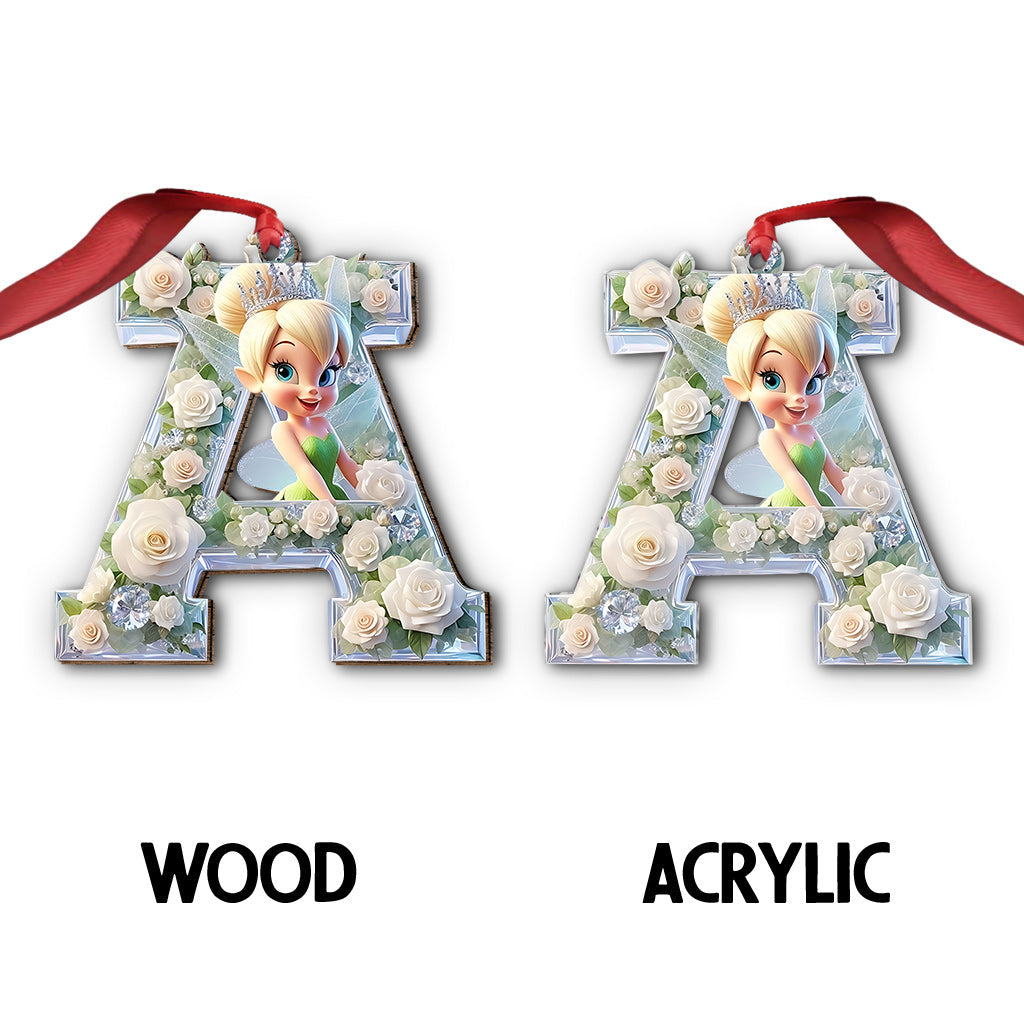 Lovely Tinker Letter - Personalized Mouse Ornament